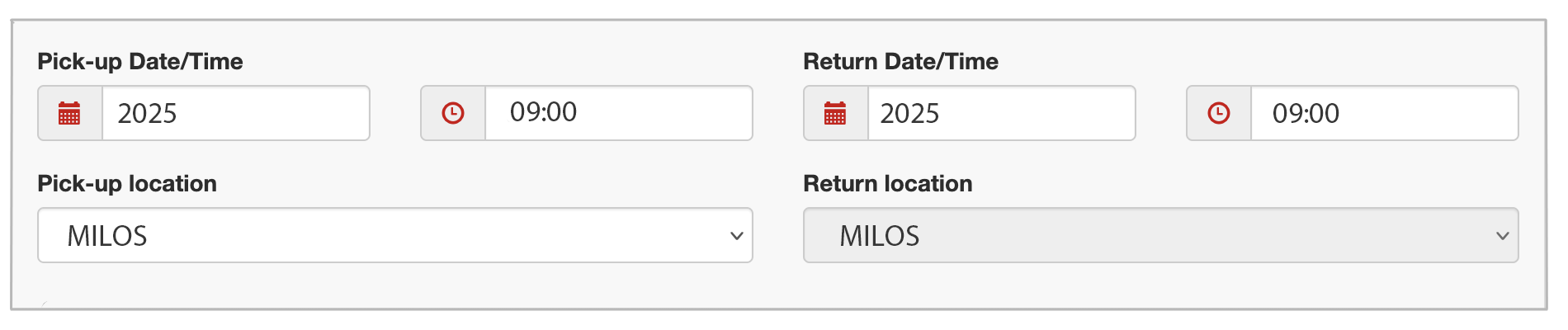 car rental form 1